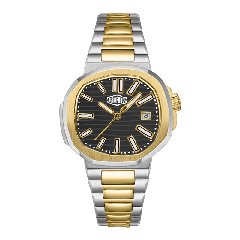 HeroForce 5019 - Classic Men’s Quartz Watch - Stainless Steel Strap & Date Window Martino Valenti