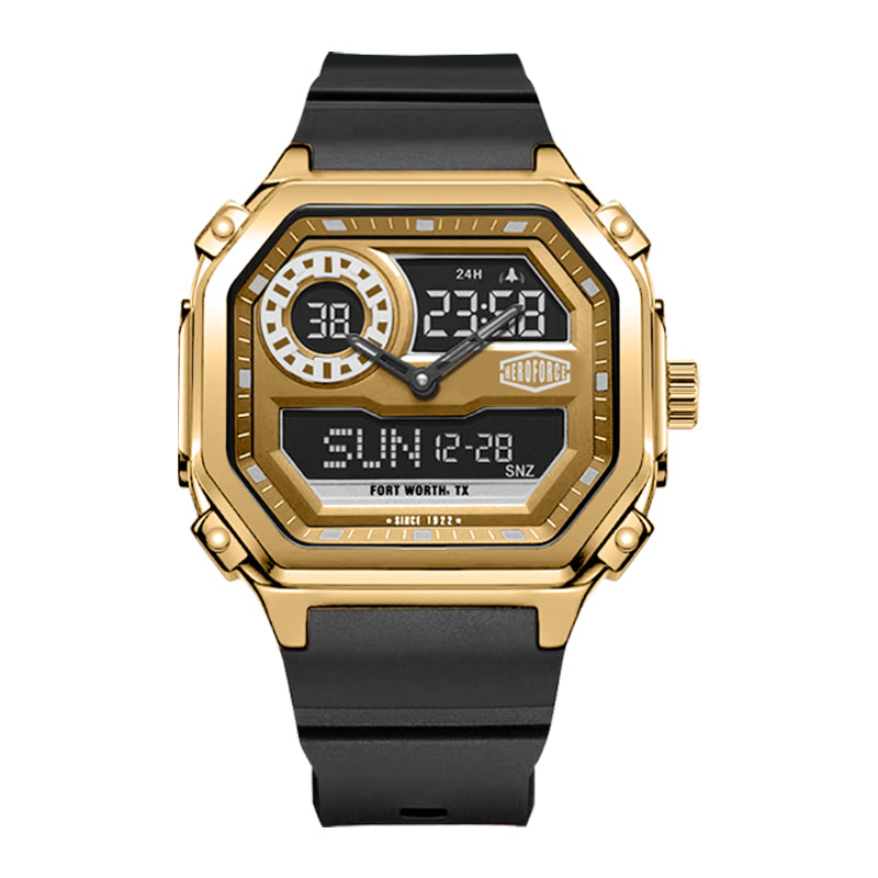 HeroForce 5021 - Analog-Digital Combo with Bold Sport Design Martino Valenti