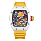 VIBELIX – Men’s Designer Art Dial Watch with Sport Strap Sergio Cavelli
