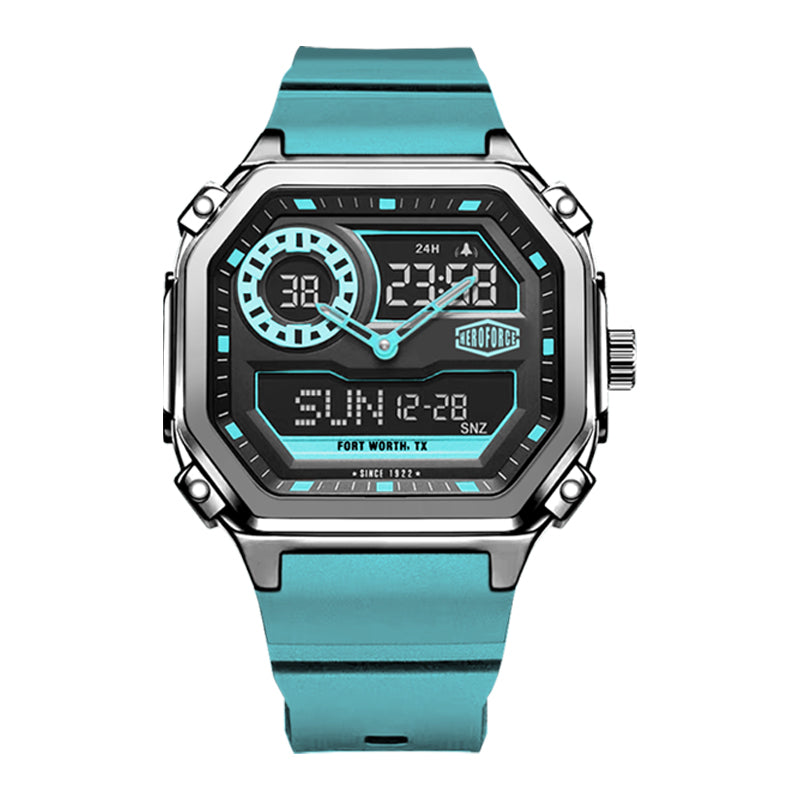 HeroForce 5021 - Analog-Digital Combo with Bold Sport Design Martino Valenti