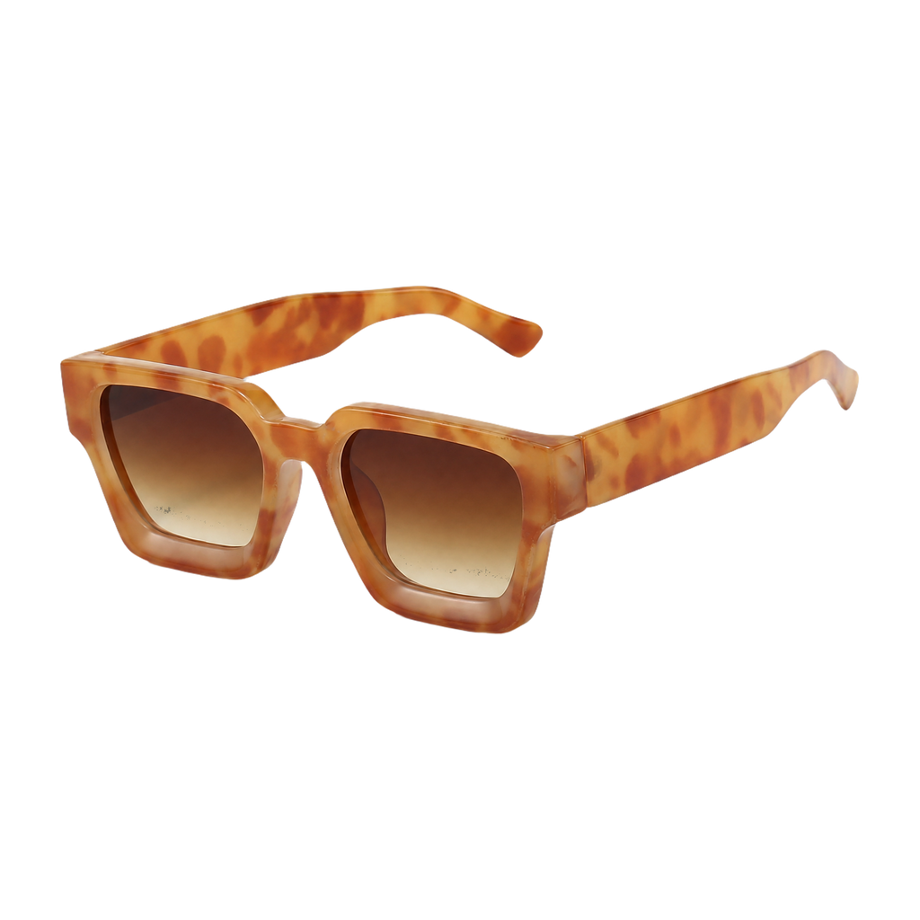 MV Kingsley — Square Acetate Sunglasses Orange