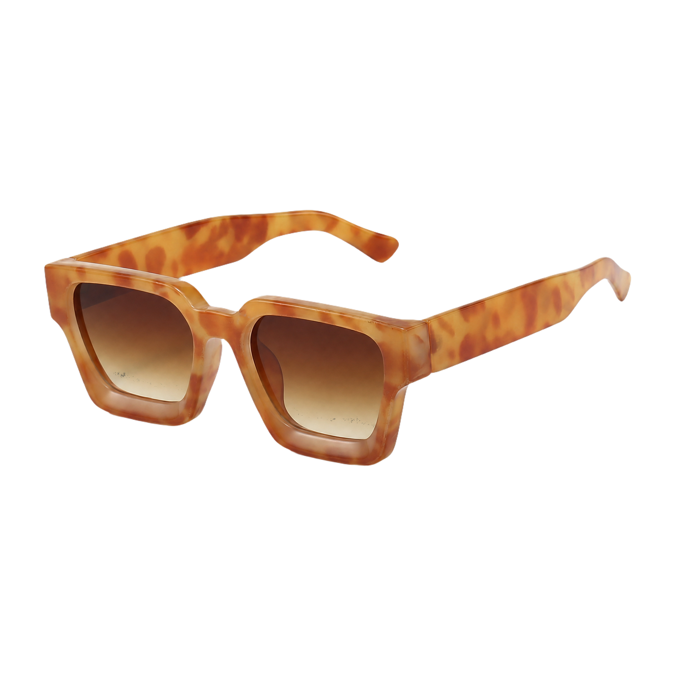 MV Kingsley — Square Acetate Sunglasses Orange