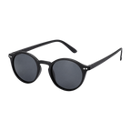 MV Weston — Round Acetate Sunglasses Black