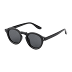 MV Cassius — Round Acetate Sunglasses Black