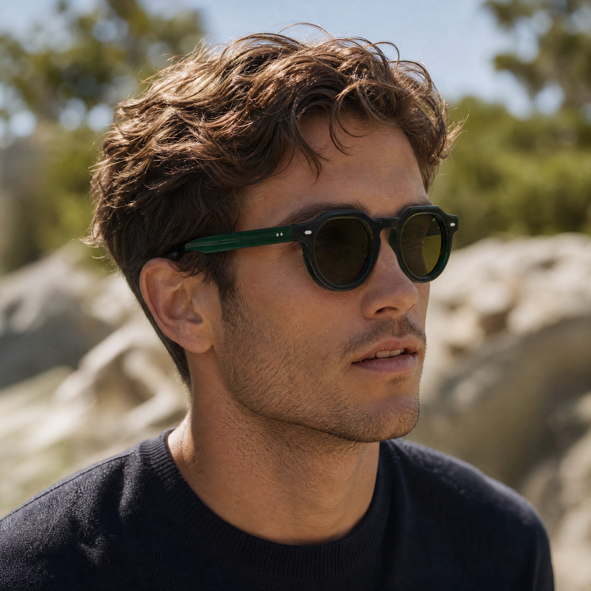 MV Verona — Sunglasses worn