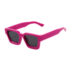 MV Kingsley — Square Acetate Sunglasses Purple Pink