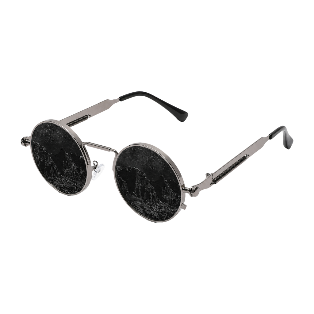 MV Vintage Round No.05 — Sunglasses Gun Gray