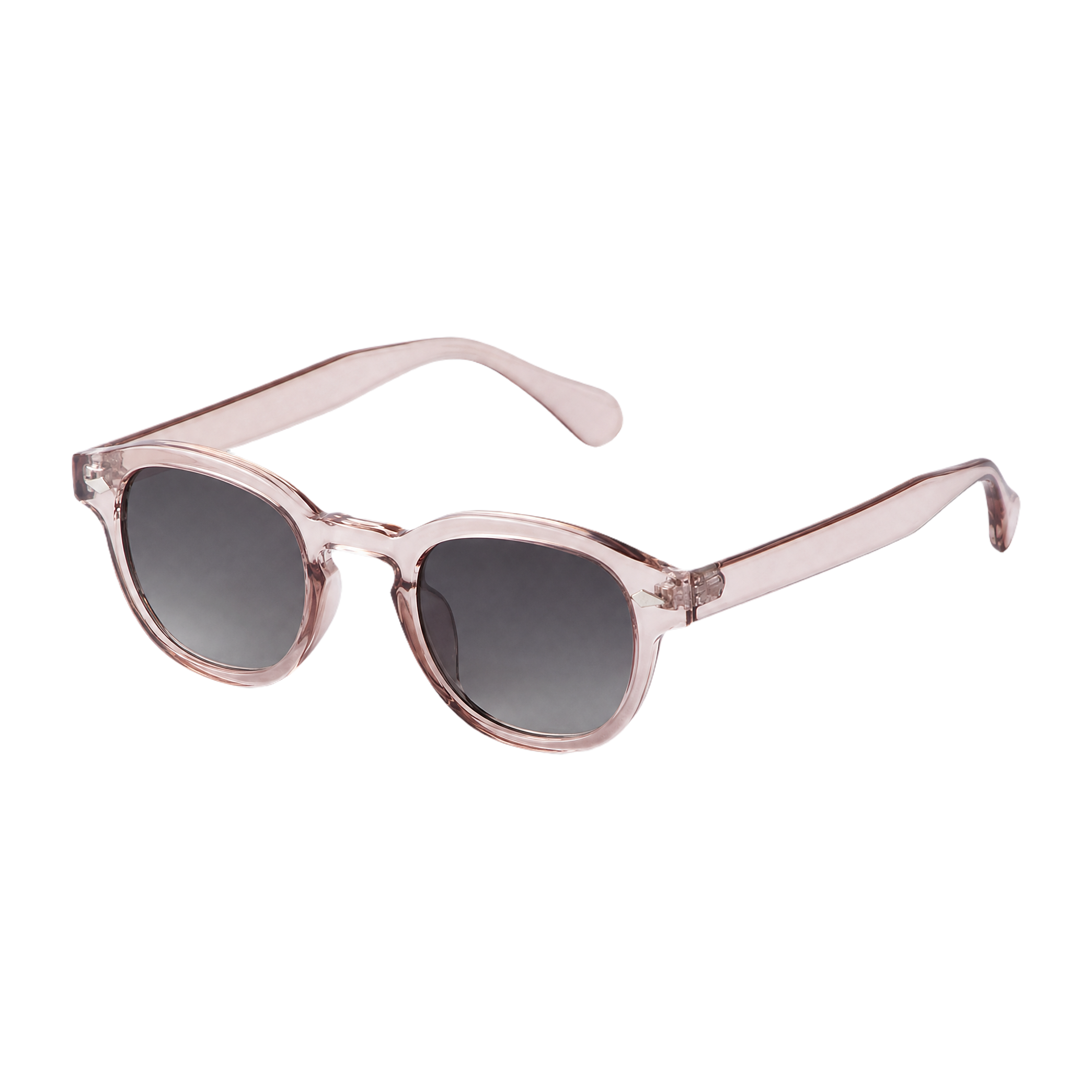 MV Ashford — Round Acetate Sunglasses Cream
