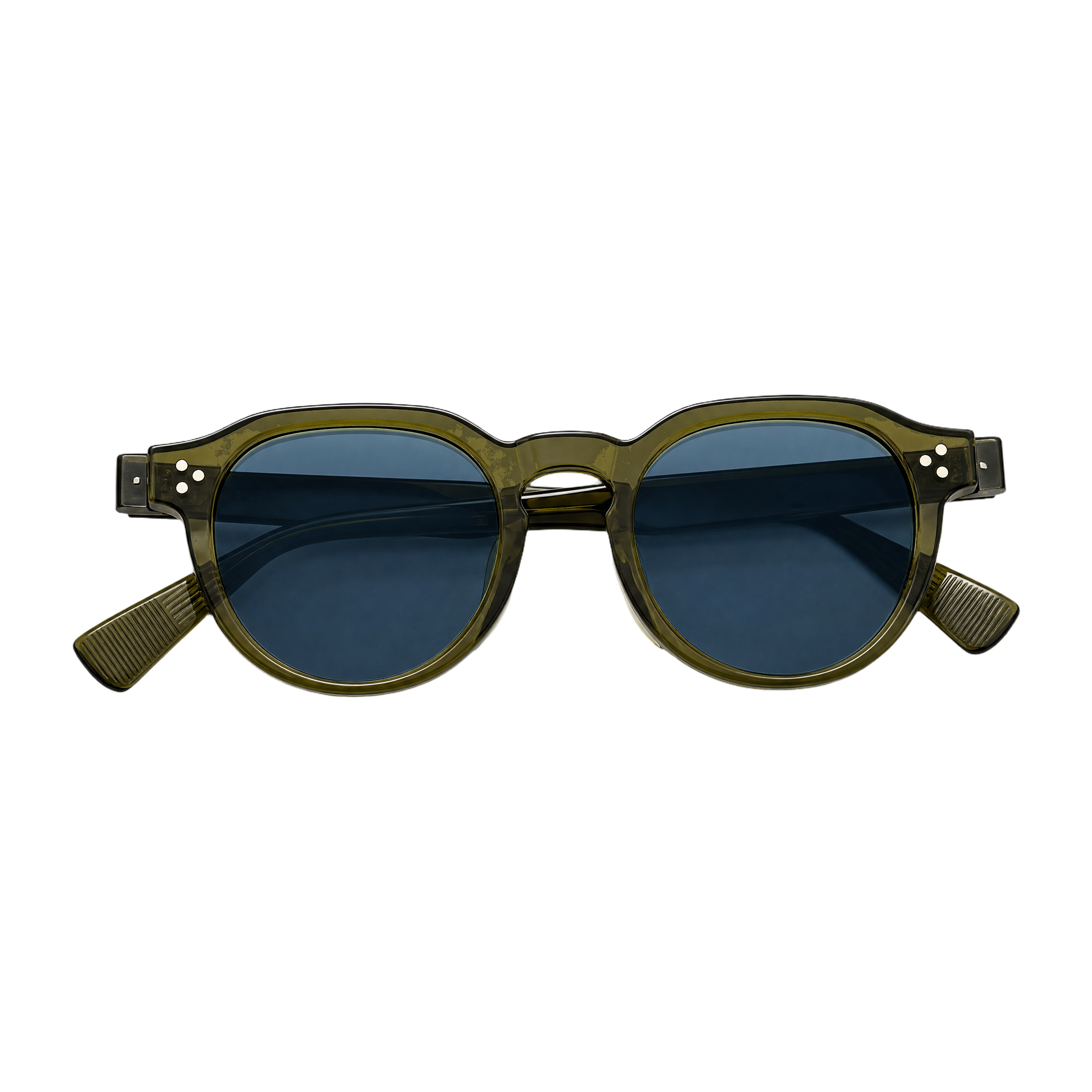 MV Beckett — Round Acetate Sunglasses folded