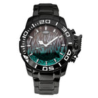 HeroForce 2370D - Flame Dial Men’s Watch – Sport Luxury Steel Timepiece Martino Valenti