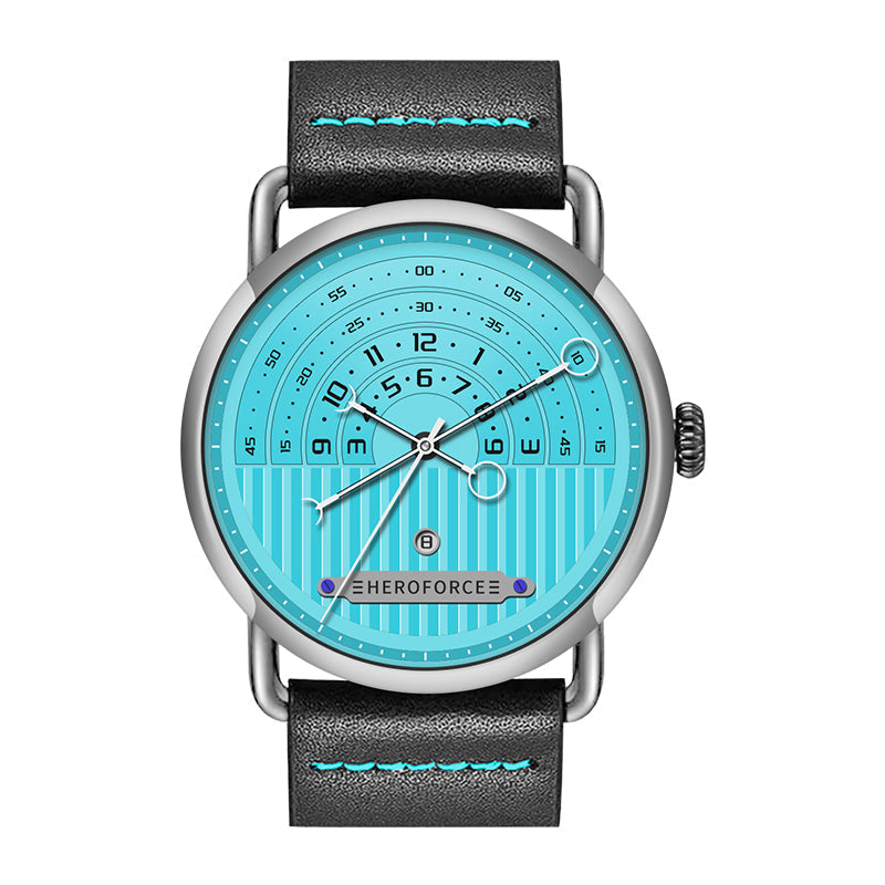 HeroForce 5005A – Men’s Minimal Dial Watch - Classic Leather Strap Martino Valenti