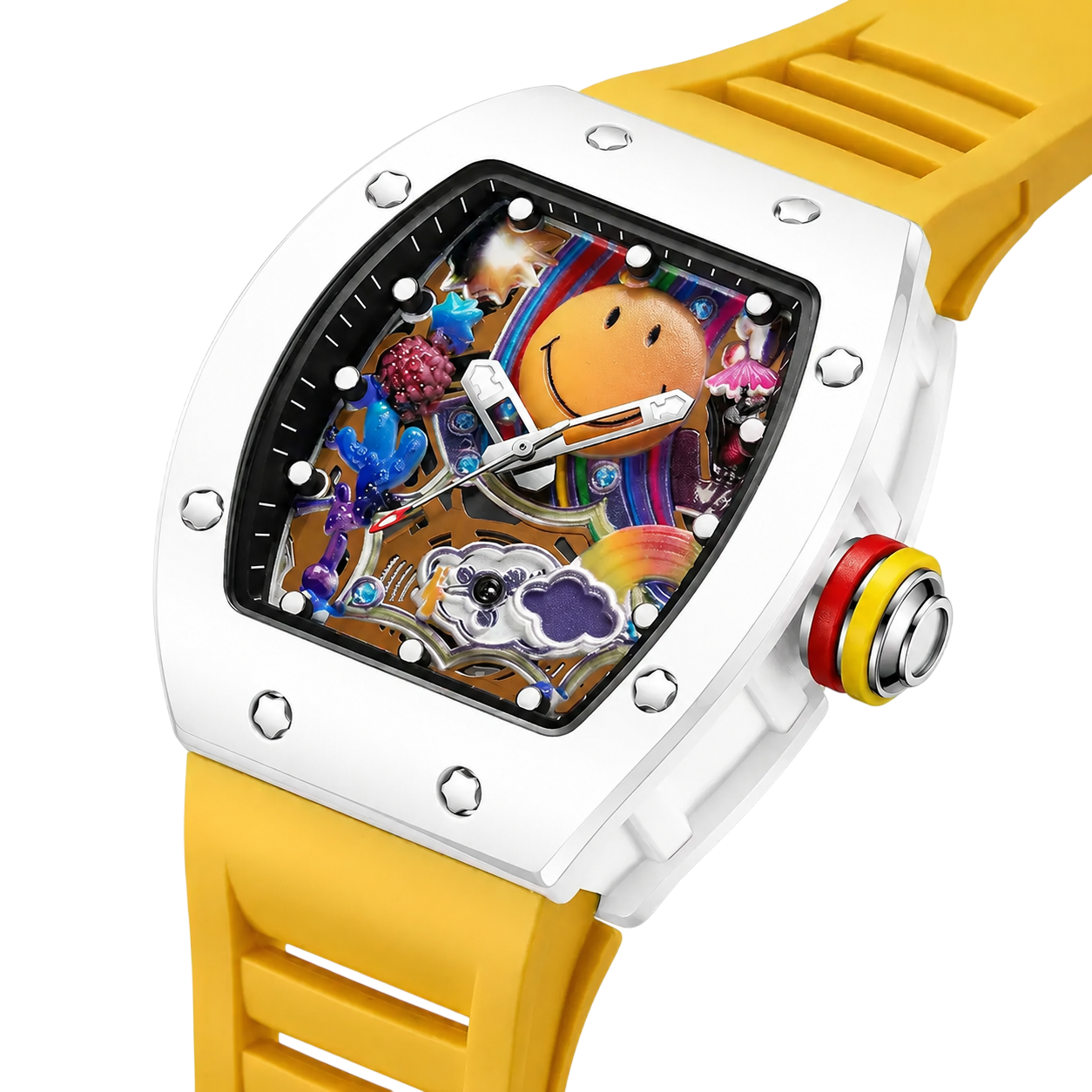 VIBELIX – Designer Art Dial Watch with Sport Strap Martino Valenti