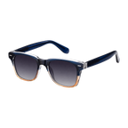 MV Calloway — Square Acetate Sunglasses Blue Orange Grey