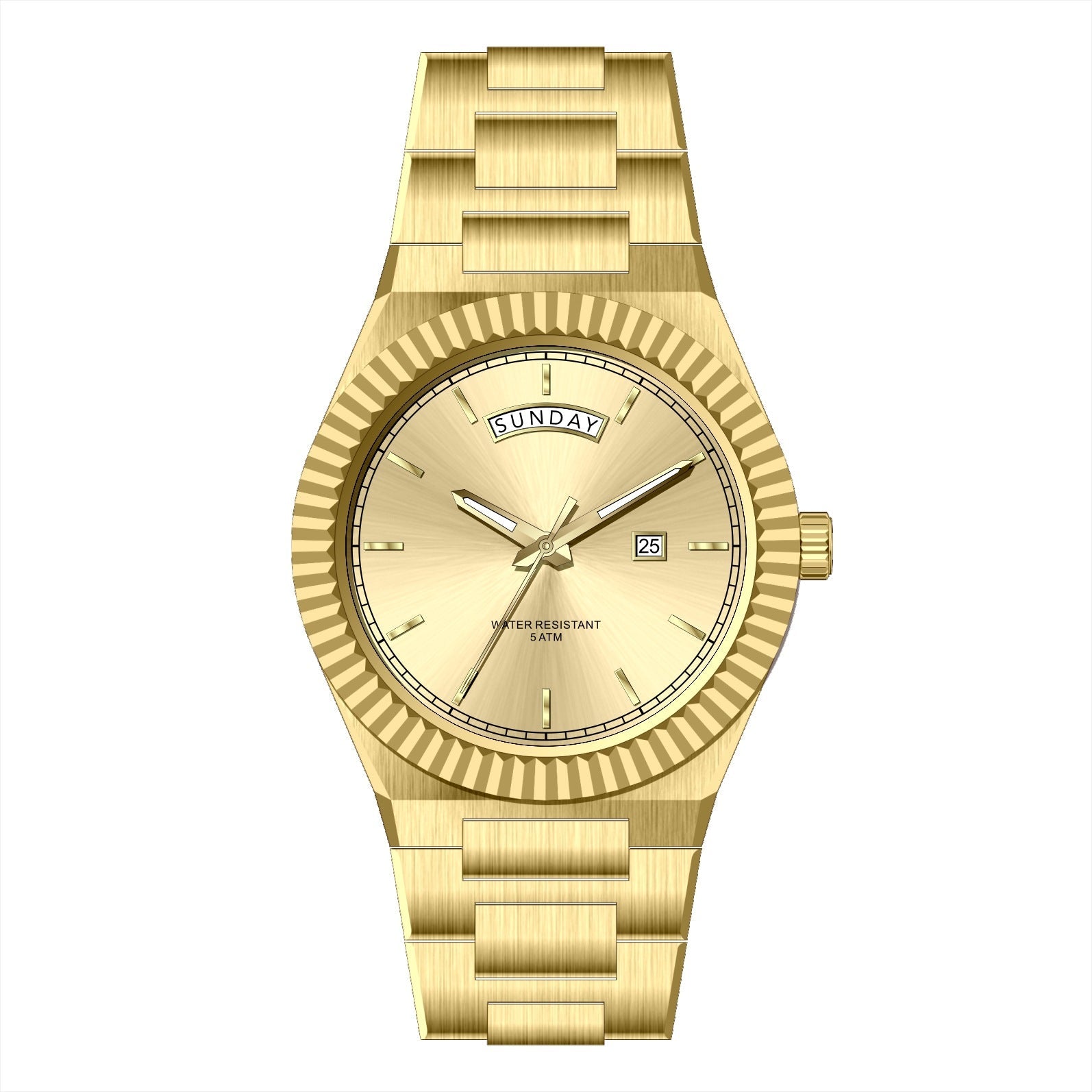 AURIXA GL – Men’s 18K Gold Plated Luxury Executive Wristwatch