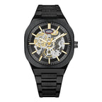 HeroForce 5042A - Skeleton Elite – Luxury Mechanical Style Watch with Octagonal Bezel Martino Valenti