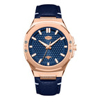 HeroForce 5033B - Luxury Men's Analog Wrist Watch – Leather Strap Martino Valenti