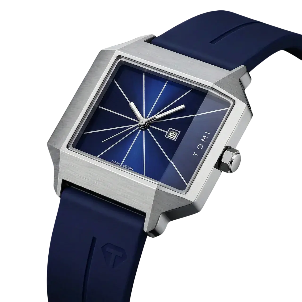 GRAVONX – Men’s Designer Square Dial Watch with Minimalist Face GIORGIO MARENO