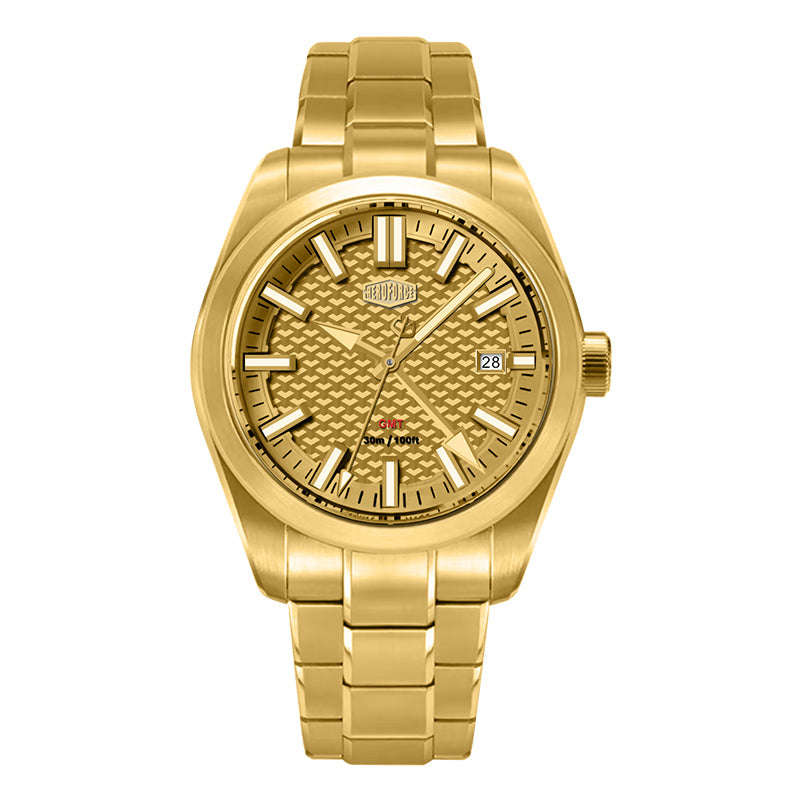 HeroForce 5031 – Luxury Square Analog Watch with Sapphire Glass & Date Display Martino Valenti
