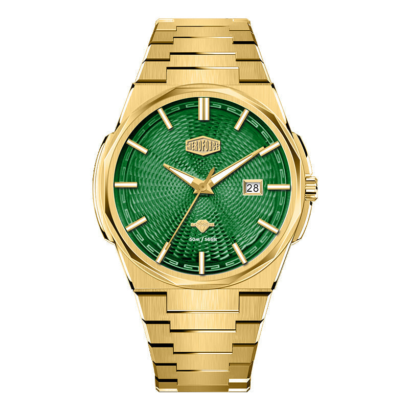 HeroForce 5053A – Luxury Mechanical-Style Watch with Octagonal Bezel Martino Valenti