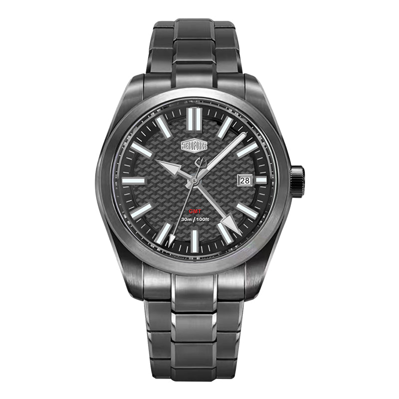 HeroForce 5031 – Luxury Square Analog Watch with Sapphire Glass & Date Display Martino Valenti