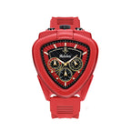 Giorgio Mareno KALYRON men's luxury sport chronograph watch with multi-function dial, black strap, and stainless steel case.