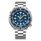 Giorgio Mareno Marinex men's sport dive watch with black strap and digital display, designed for underwater use and active lifestyles.