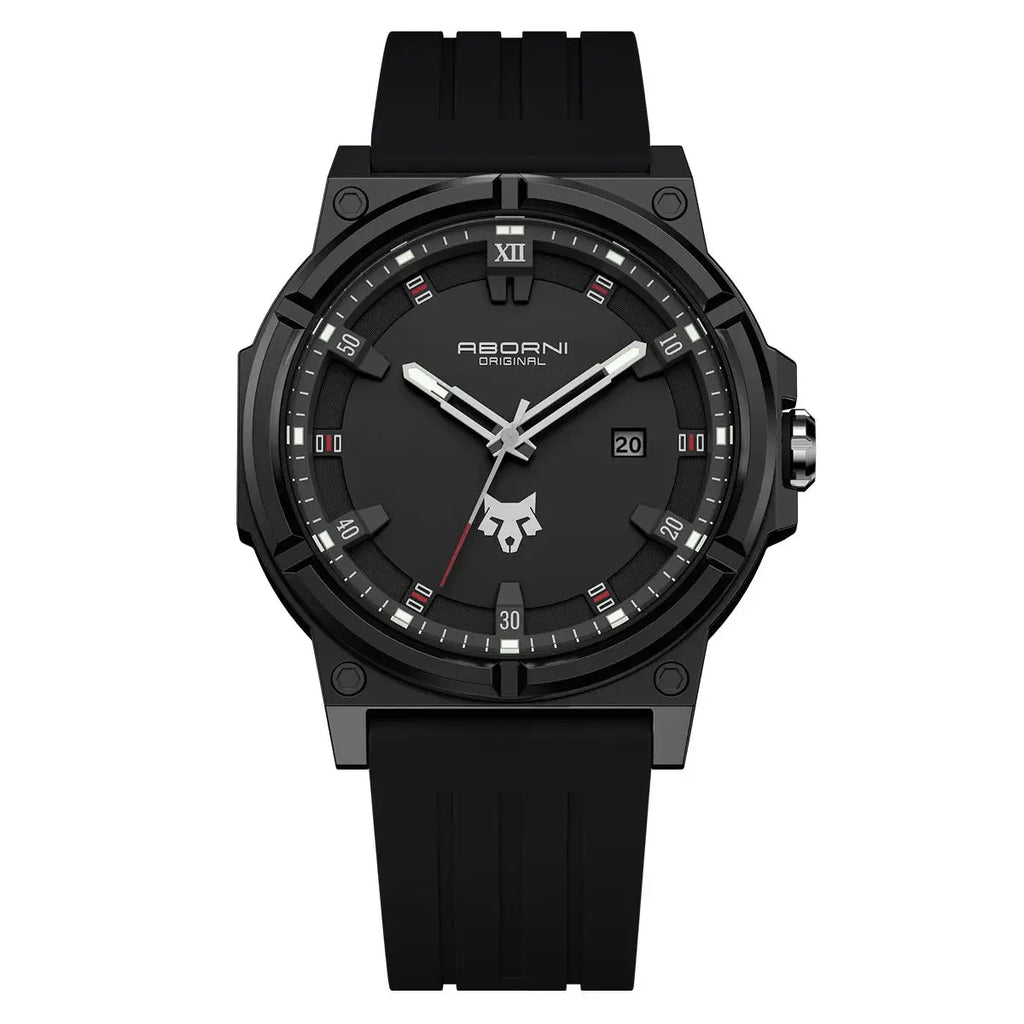 Gregor Palmer MARNYX men's tactical sport watch with black silicone band, digital display and durable design for outdoor activities.