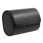 Giorgio Mareno Embers leather watch roll with multiple compartments for storing and organizing watches.