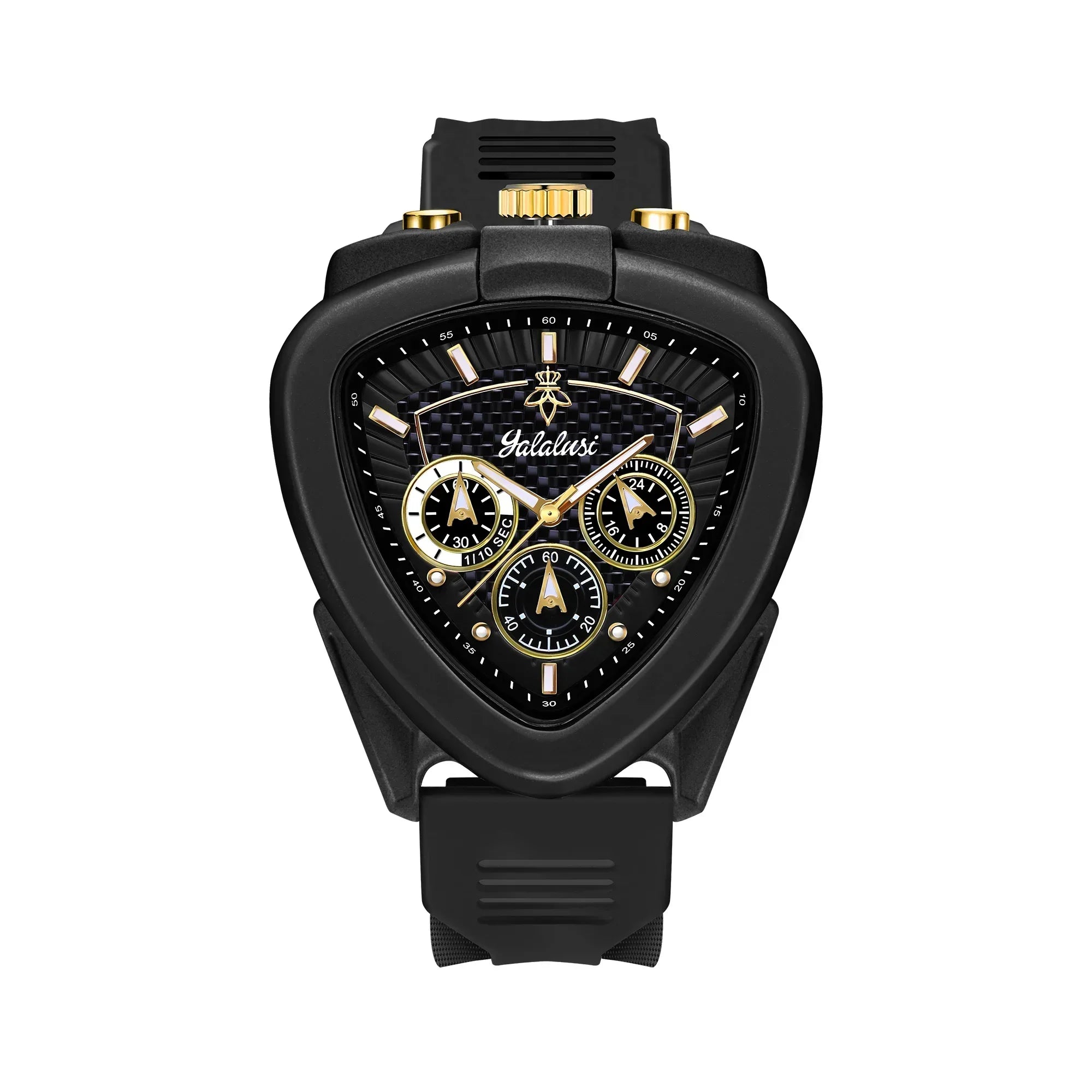 Giorgio Mareno KALYRON men's luxury sport chronograph watch with multi-function dial and stainless steel strap.