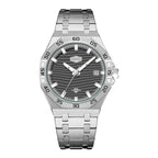 HeroForce 5043 – Men’s Octagonal Bezel Watch with Wave Textured Dial Martino Valenti