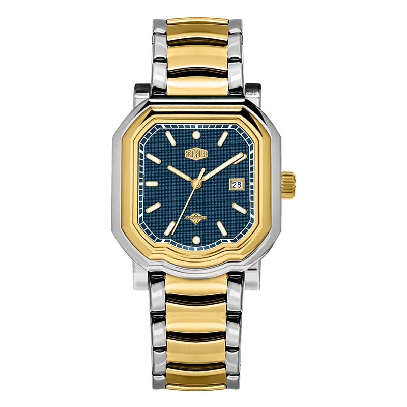 HeroForce 5051S – Men’s Geometric Analog Watch with Textured Dial Martino Valenti