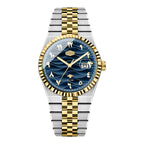 HeroForce 5036B - Ocean Wave – Arabic Dial Watch with Fluted Bezel Martino Valenti