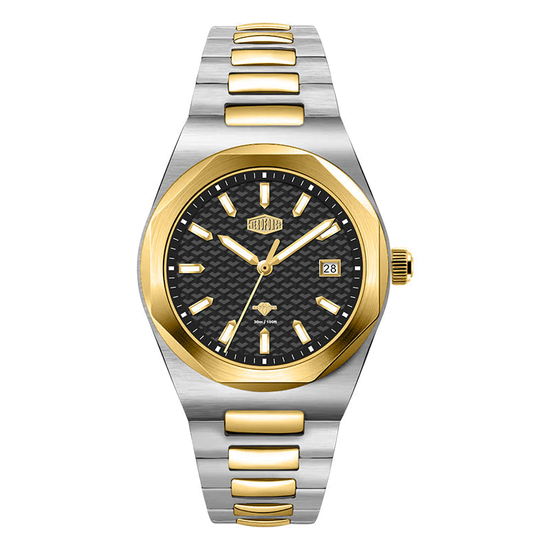 HeroForce 5041 – Luxury Analog Watch with 3D Mosaic Dial & Sapphire Glass Martino Valenti