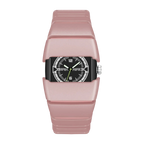 Maurice Belmont TURVEX men's rectangular designer watch with metal bracelet, showcasing a sleek timepiece with silver-tone finish.