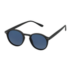 MV Weston — Round Acetate Sunglasses 13s C7 Blue Lens