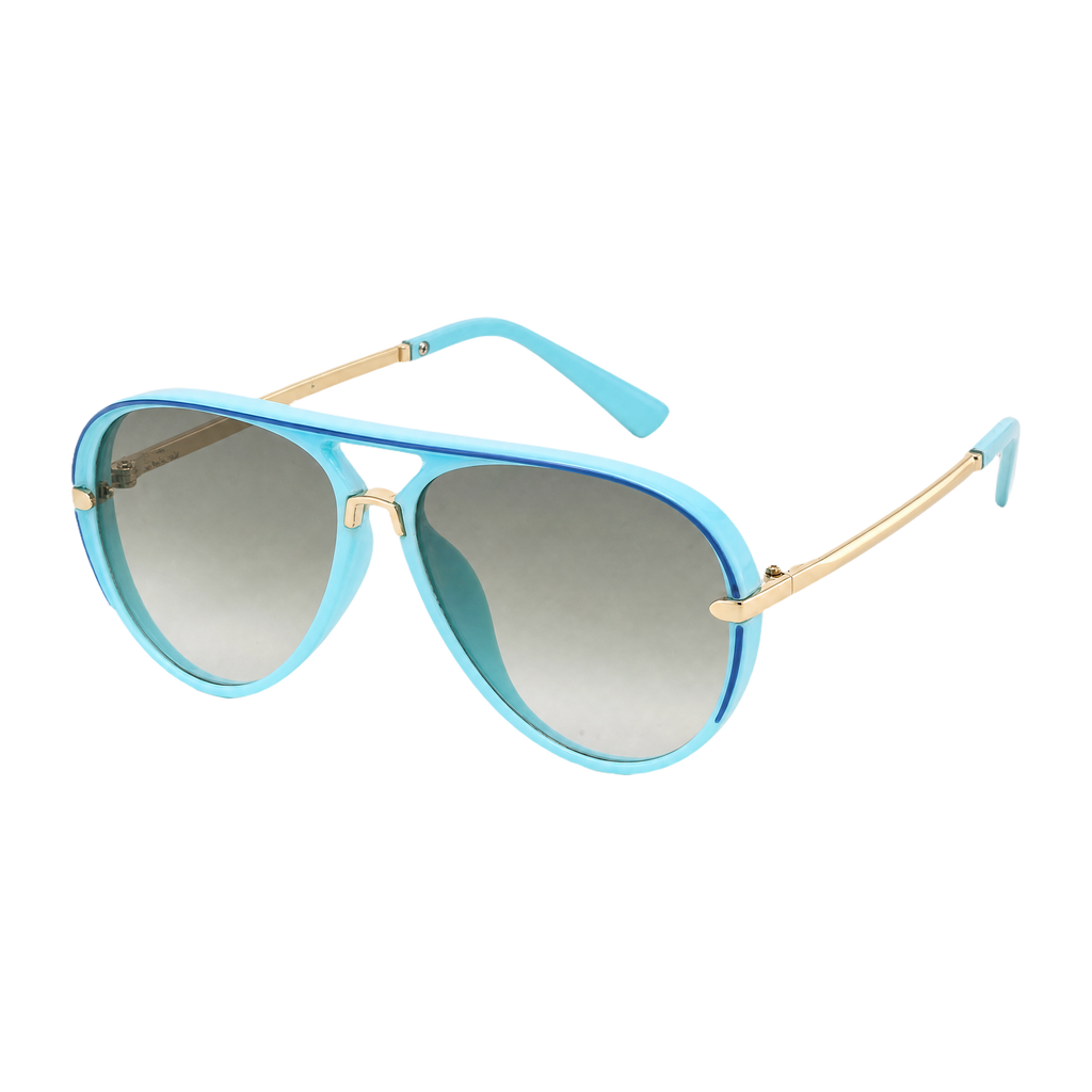 MV Gradient Pilot No.02 — Sunglasses Blue green gradient