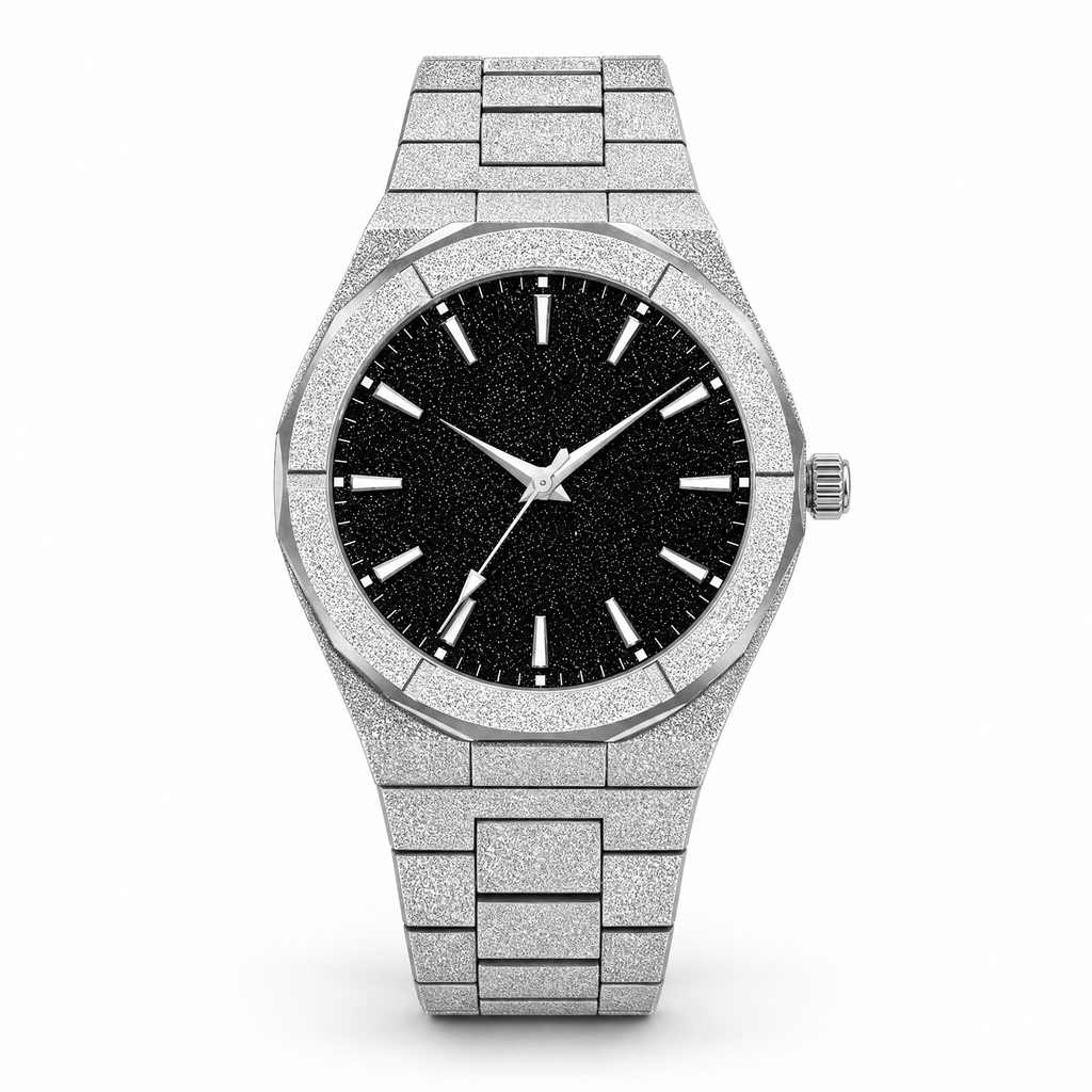 STELLARO frosted stardust watch - front
