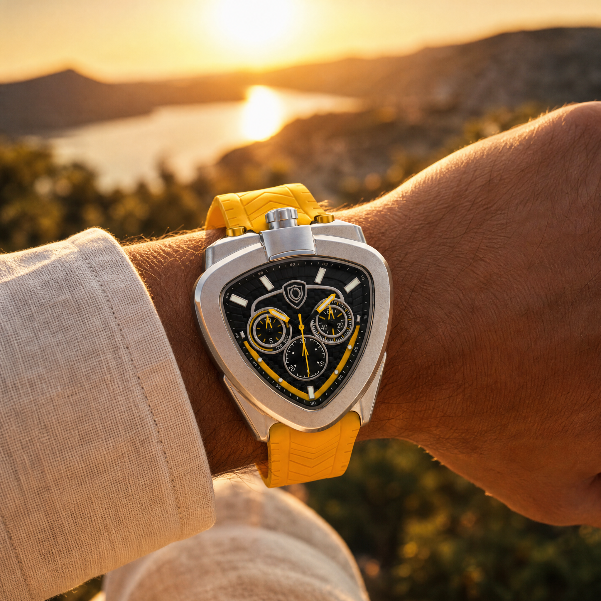 SPYRON wrist golden hour