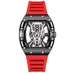 OKTARIS see-through skeleton - Black / Red