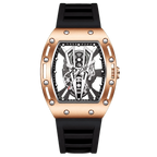 OKTARIS see-through skeleton - Rose Gold / Black