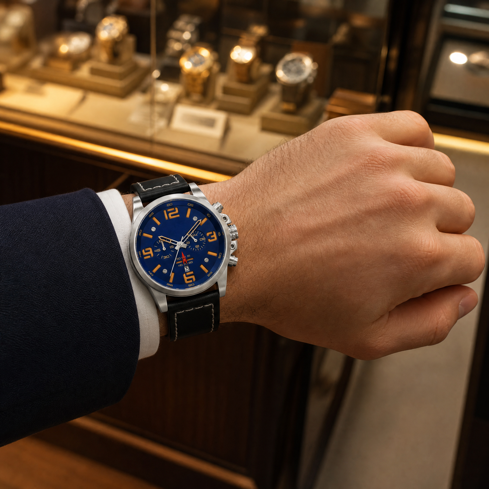 KORVANE worn at a luxury boutique