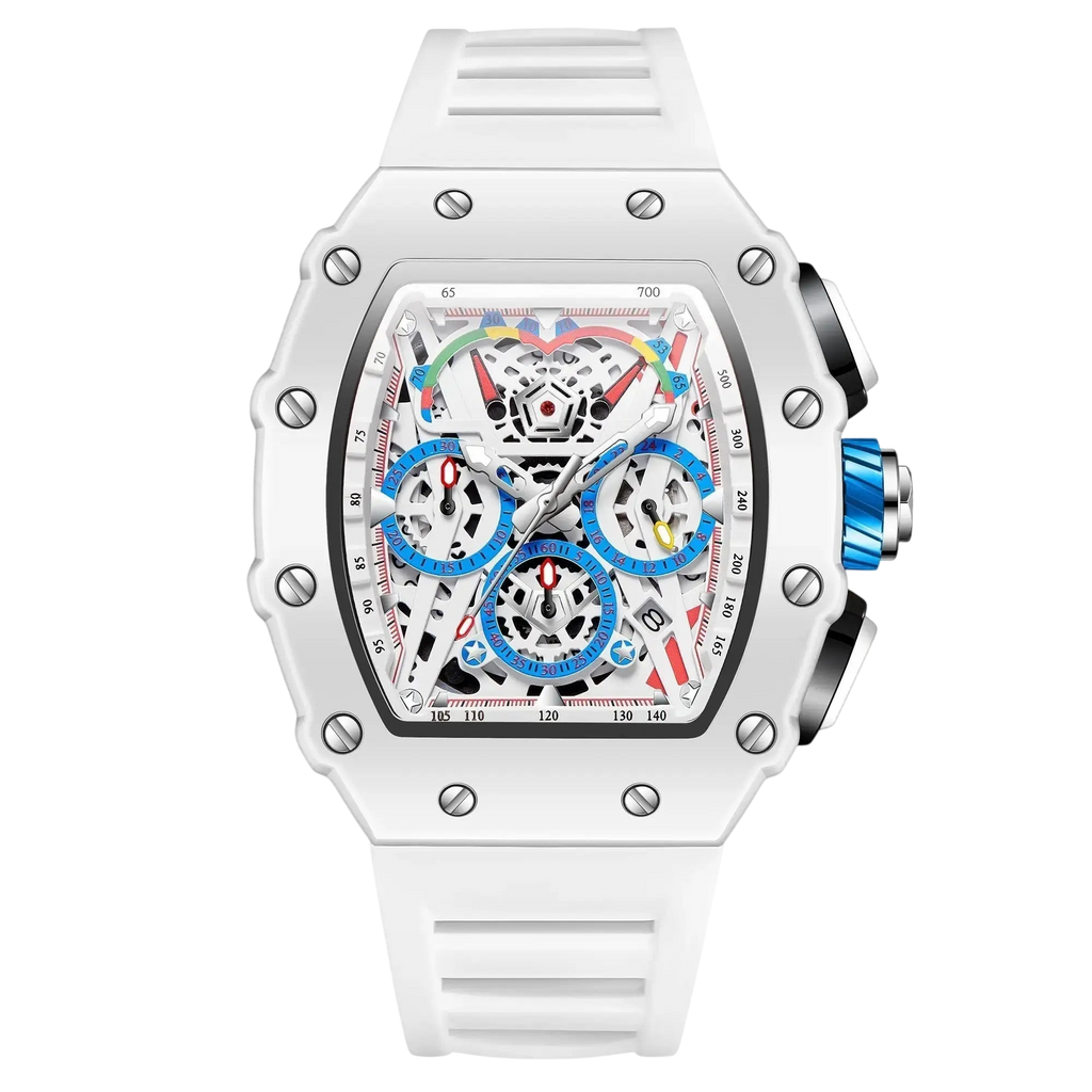 VOLTRYX – Men’s Designer Skeleton Sport Watch with Multi-Dial Display Martino Valenti