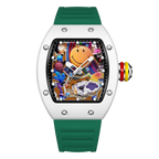 VIBELIX – Men’s Designer Art Dial Watch with Sport Strap Sergio Cavelli