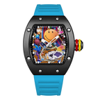 VIBELIX – Men’s Designer Art Dial Watch with Sport Strap Sergio Cavelli