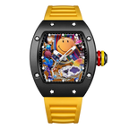 VIBELIX – Men’s Designer Art Dial Watch with Sport Strap Sergio Cavelli