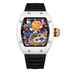 VIBELIX – Men’s Designer Art Dial Watch with Sport Strap Sergio Cavelli
